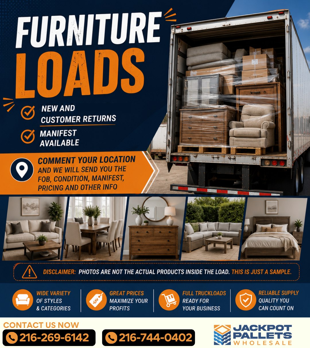Furniture and Home Furnishing Loads