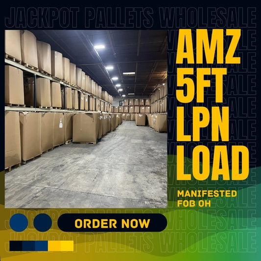 AMZ 5Ft LPN LOAD (Manifested) - Wholesale Pallets