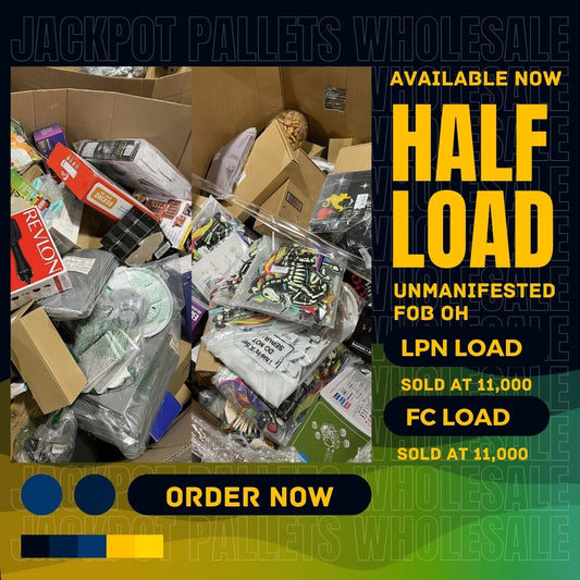 AMZ HALF LOAD (LPN/FC) - Wholesale Pallets