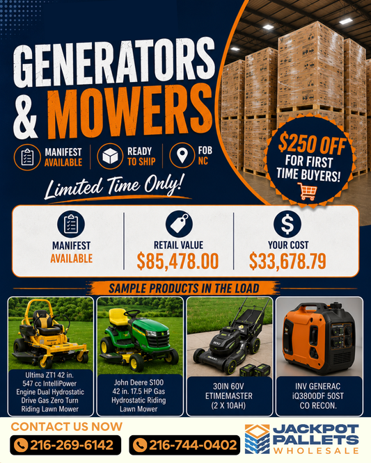Generators & Movers Load